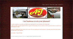 Desktop Screenshot of ajcanopies.co.uk